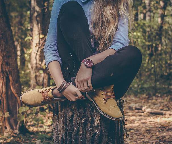 shoes forest